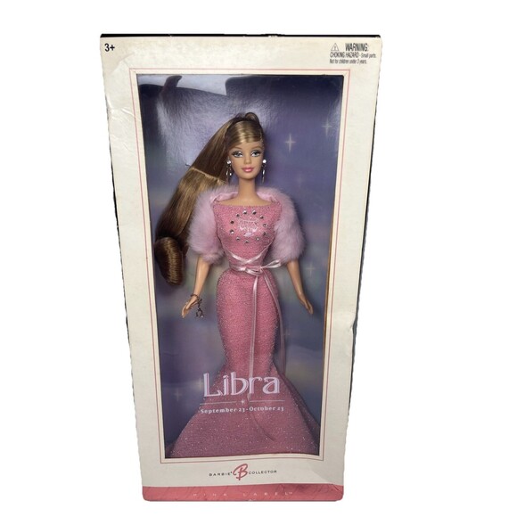 Barbie Doll LIBRA The Zodiac Collection Pink Label 2004 Mattel C3824 Open Box - Picture 1 of 12
